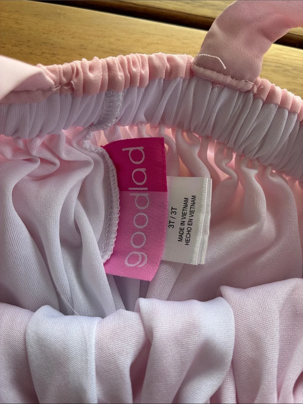 Goodlad Pink Rainbow Wavy Stripe Chiffon Dress - Size 3T